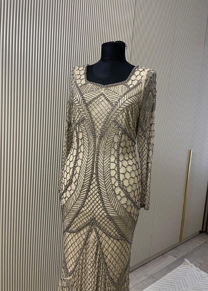 Taş isleme abiye - Görsel 4