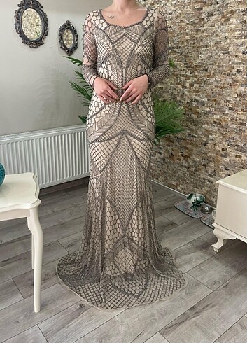 Taş isleme abiye - Görsel 6