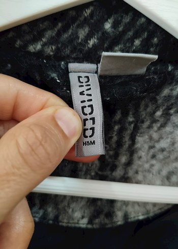 H&M Gri Biker Ceket - Görsel 5