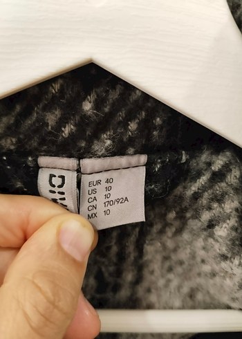 H&M Gri Biker Ceket - Görsel 6