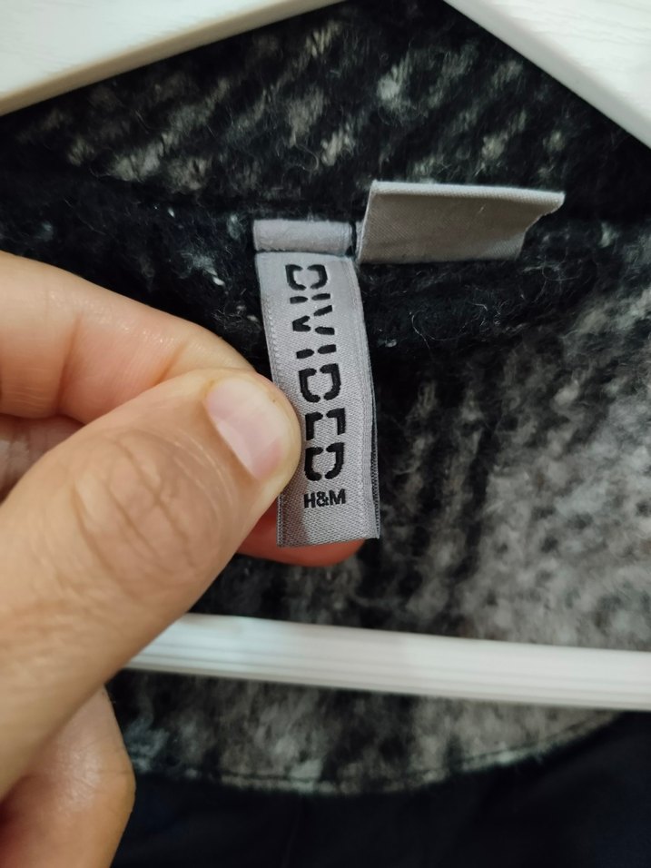 H&M Gri Biker Ceket - Görsel 5