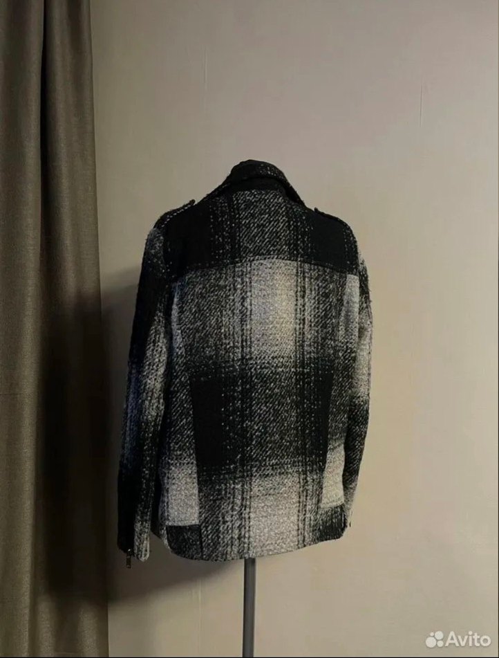 H&M Gri Biker Ceket - Görsel 2