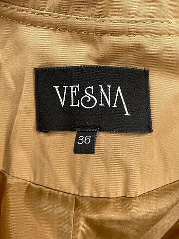 36 Beden camel Renk Diğer Trenchcoat %70 İndirimli.
