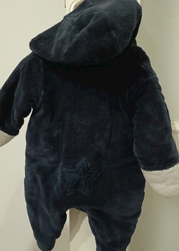 Gri Kürklü Bebek Tulumu - Görsel 2