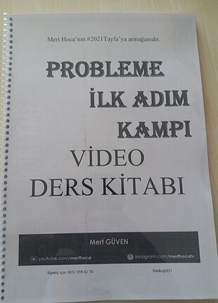 Mert Hoca Probleme İlk adım