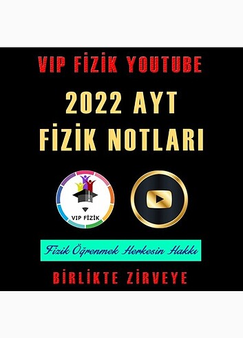 Dikey Renkli VIP Fizik AYT