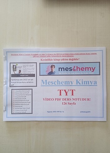 Meschemy Kimya TYT 