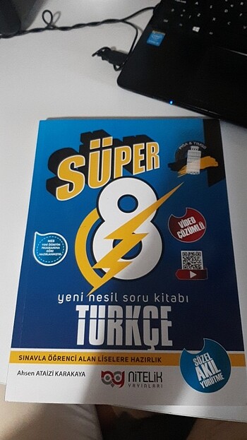 nitelik yayınları 8. sınıf türkçe süper yeni nesil soru kitabı 