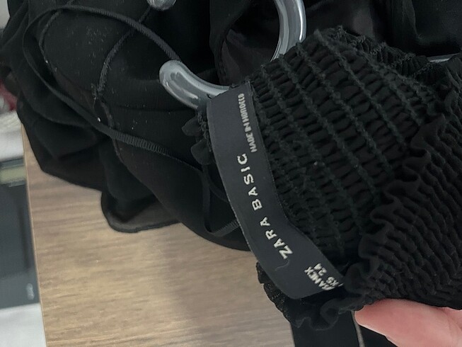 xs Beden siyah Renk Zara tül şık elbise