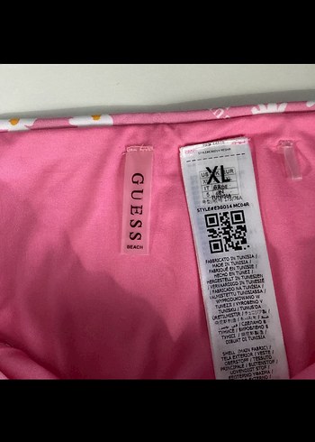Guess Pembe Çiçekli Logo Detaylı Kadın Bikini Altı - Görsel 5