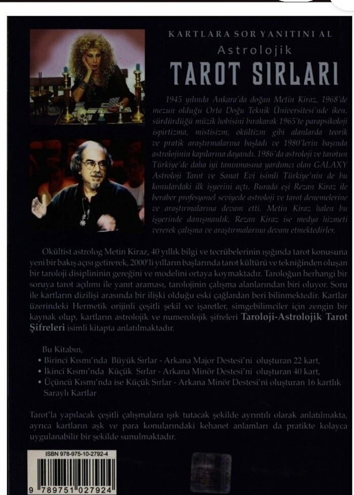 Tarot sırları  metin kiraz ve rezzan kiraz - Görsel 2