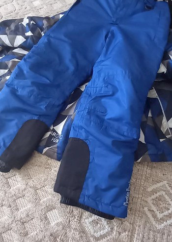 Koyu Mavi Kamuflaj Desenli Bebek Erkek Kayak Tulumu - Görsel 7