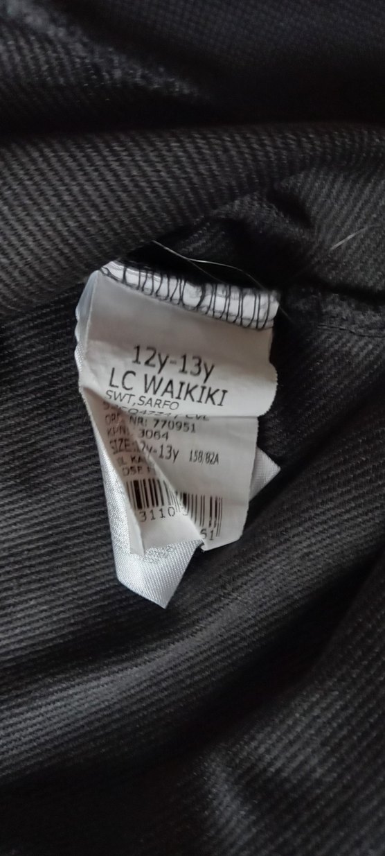 Erkek Siyah Baskılı Sweatshirt - Görsel 3