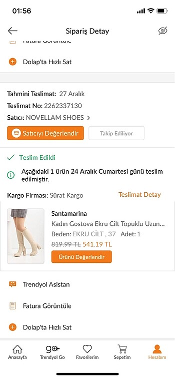 Krem çizme kalın topuk