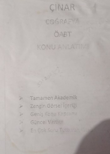  Beden Renk ÖABT Coğrafya Soru Bankası - konu anlatım #kitap #universite