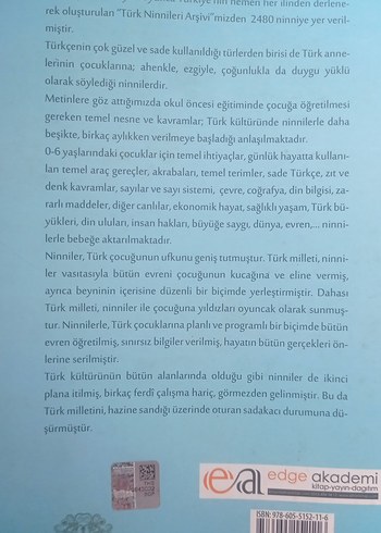 Türk ninnileri Kitabı Necati Demir #türkçe #tarih #edebiyat #pdr - Görsel 4