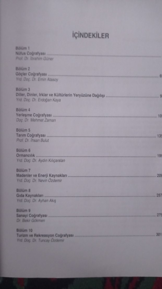 Genel Beşeri ve Ekonomik Coğrafya Kitabı - Görsel 2