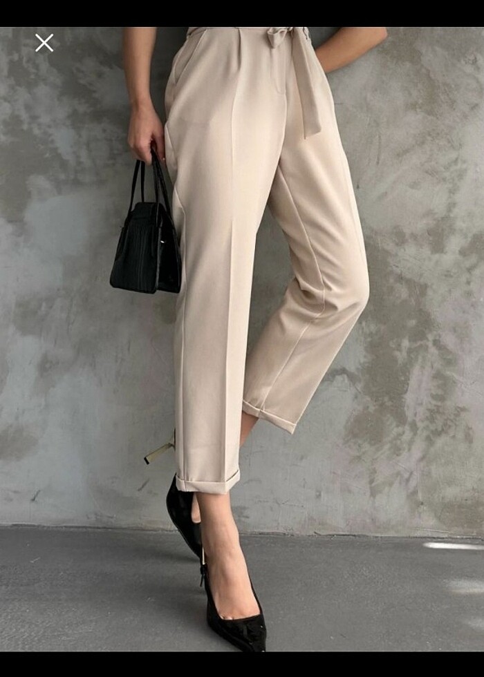 #pantolon #kumaş #bej #beyaz #kumaşpantolon   - Görsel 2