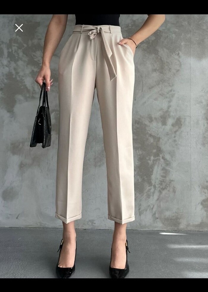 #pantolon #kumaş #bej #beyaz #kumaşpantolon   - Görsel 3