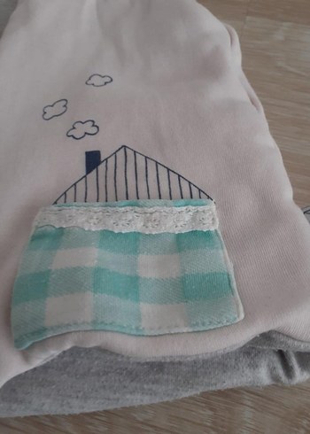 Kız Çocuk Beyaz Kapüşonlu Fermuarlı Yelek - Görsel 4