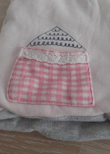 Kız Çocuk Beyaz Kapüşonlu Fermuarlı Yelek - Görsel 5