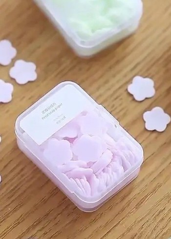 Gül Kokulu Yaprak Sabun Kağıdı - Görsel 2