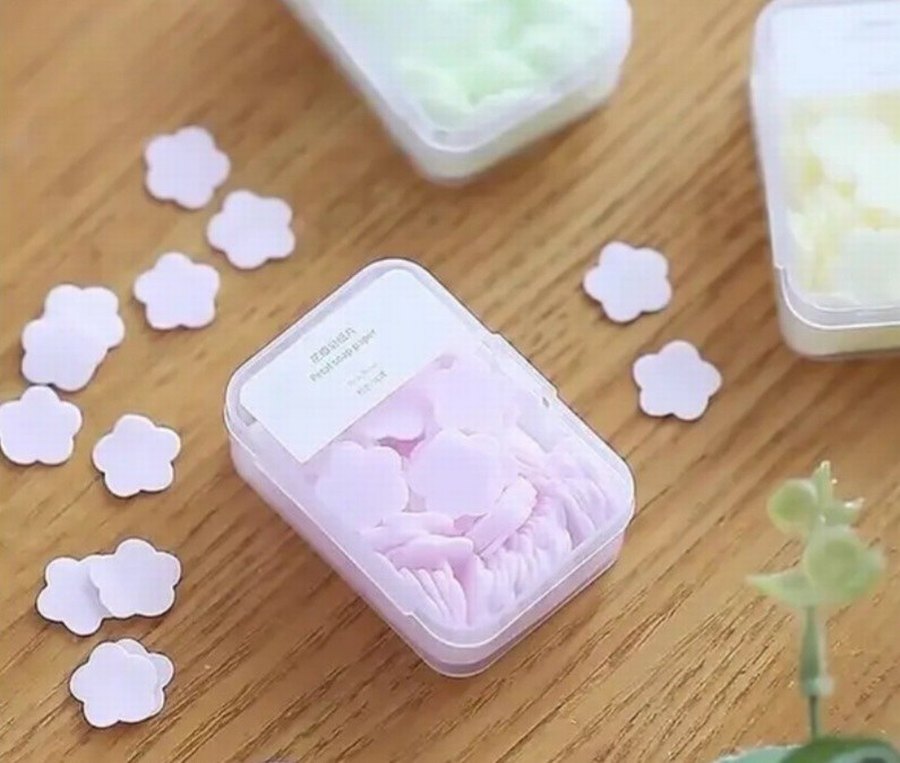 Gül Kokulu Yaprak Sabun Kağıdı - Görsel 2