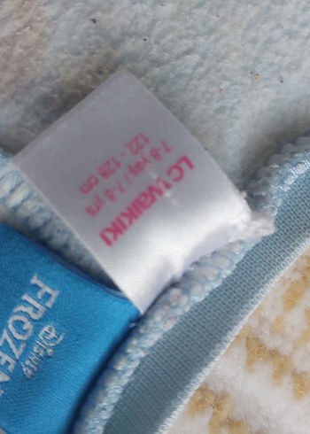 Kız Çocuk Mavi Polar Tulum Pijama - Görsel 6