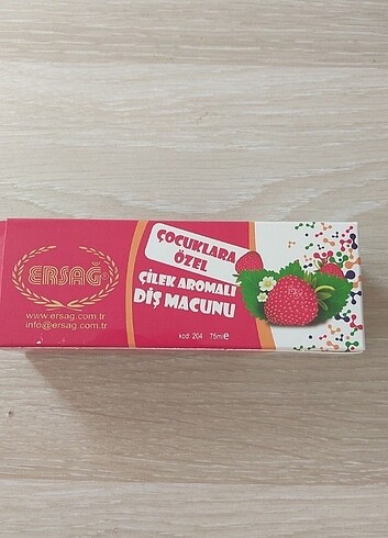 Penti #ersag cocuk diş macunu