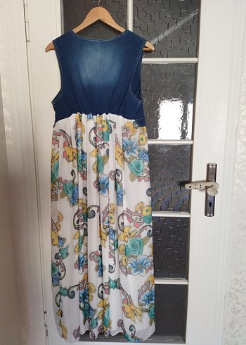 Astarlı uzun elbise  - Görsel 5