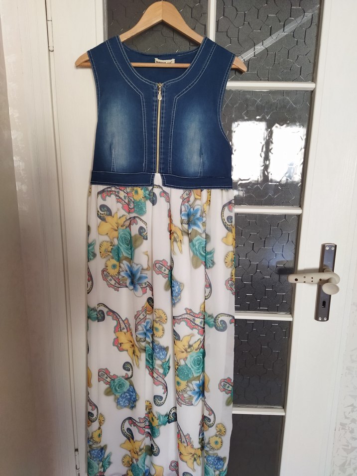 Astarlı uzun elbise  - Görsel 2