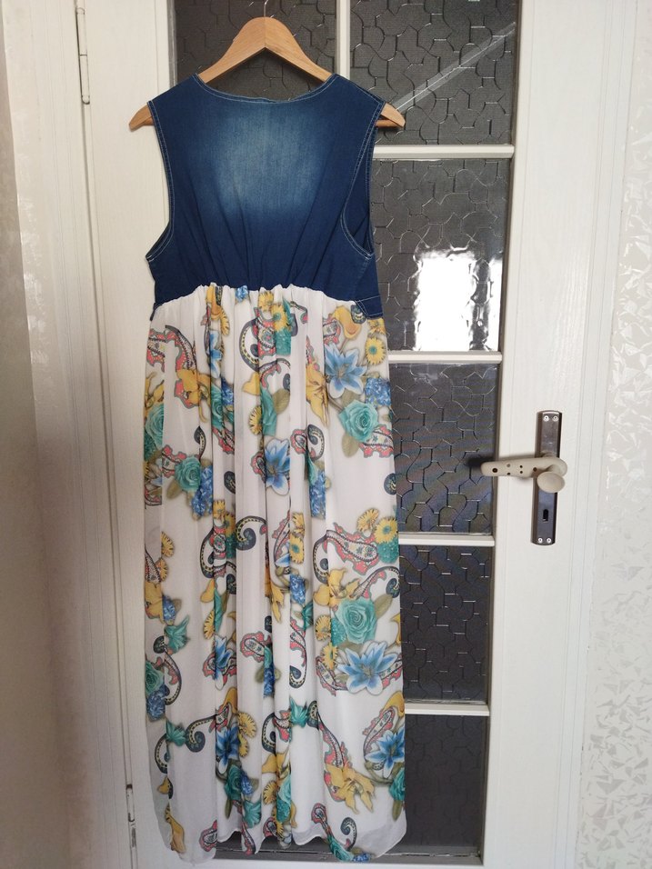 Astarlı uzun elbise  - Görsel 5