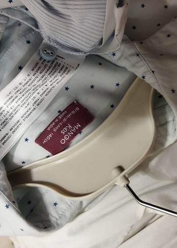 MANGO 9_10 yaş kız çocuk Uzun Kollu Gömlek - Görsel 9