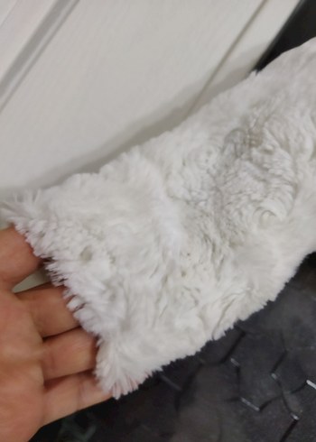 Kız Çocuk Beyaz Kürk Detaylı Bolero - Görsel 8