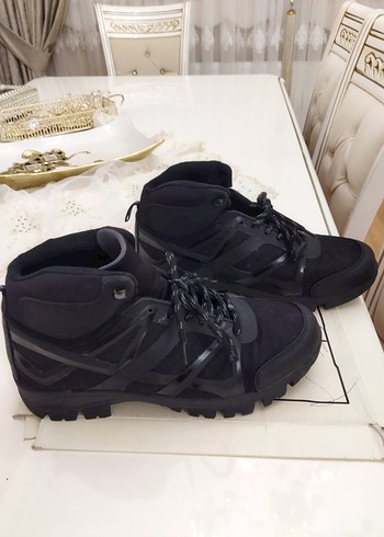 TOREX 45 numara Siyah Bağcıklı Erkek Bot - Görsel 5