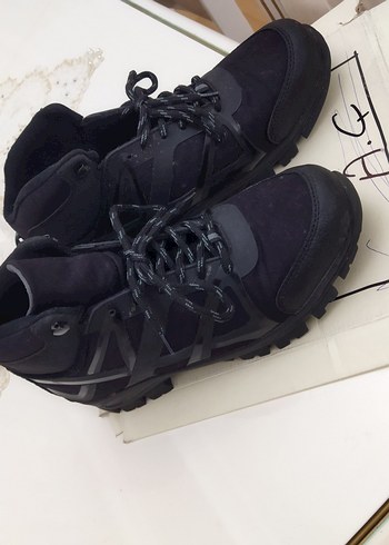 TOREX 45 numara Siyah Bağcıklı Erkek Bot - Görsel 6