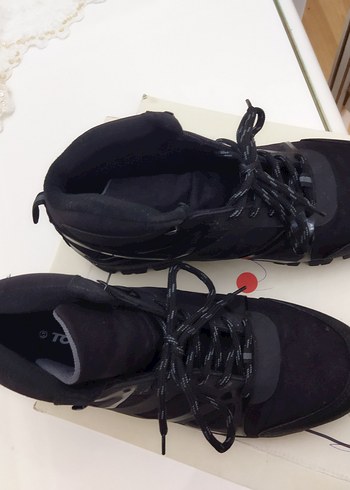 TOREX 45 numara Siyah Bağcıklı Erkek Bot - Görsel 8