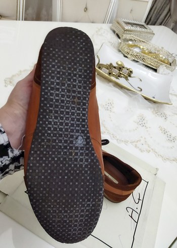 Erkek hakiki deri 44 numara Bağcıklı Günlük Ayakkabı - Görsel 12