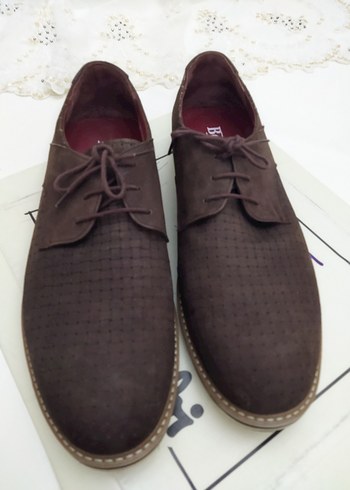 Kahverengi Erkek Süet Klasik Ayakkabı - Görsel 6