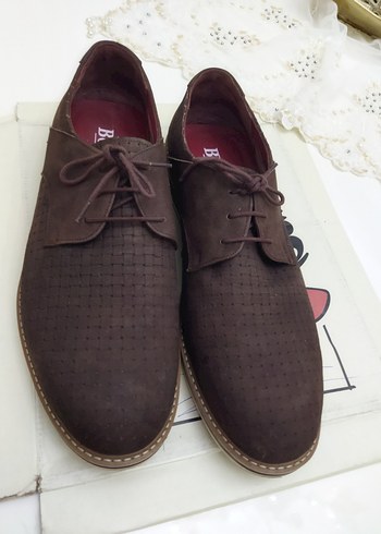Kahverengi Erkek Süet Klasik Ayakkabı - Görsel 2