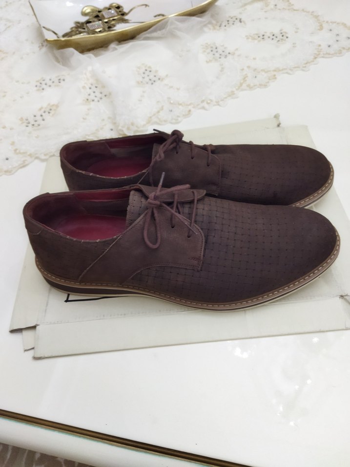 Kahverengi Erkek Süet Klasik Ayakkabı - Görsel 3