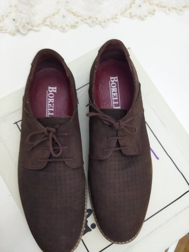 Kahverengi Erkek Süet Klasik Ayakkabı - Görsel 5