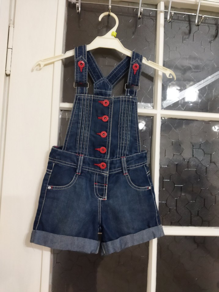 LCW Waikiki kız çocuk 2-3 yaş salopet tulum - Görsel 3