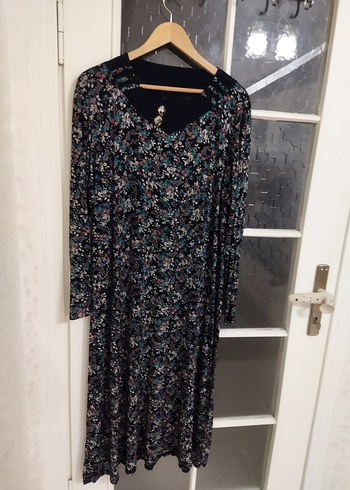 Tesettür uzun penye Anne elbisesi - Görsel 3