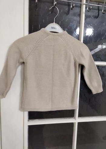 LC Waikiki 3_4 yaş Nakışlı Bej Kız Triko Hırka - Görsel 5