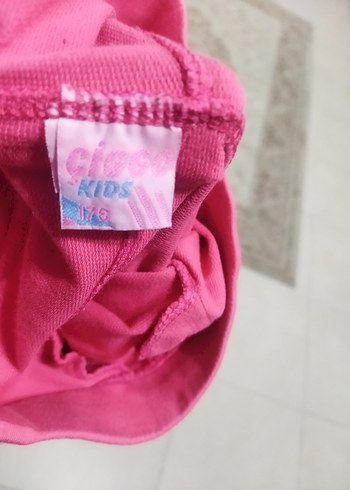 Kız Çocuk Pembe Esnek Tayt - Görsel 9