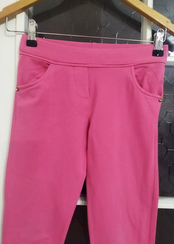 Kız Çocuk Pembe Esnek Tayt - Görsel 3