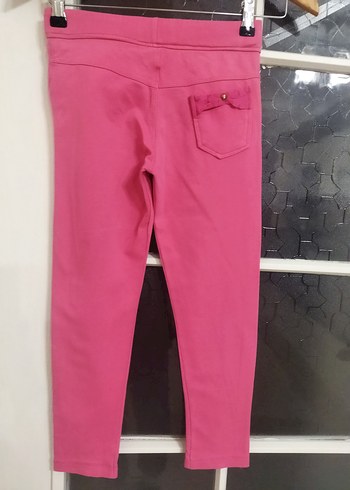 Kız Çocuk Pembe Esnek Tayt - Görsel 6