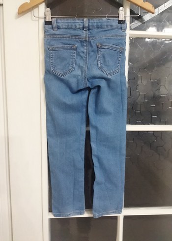 kız  Çocuk Kot Pantolon - Mavi - Görsel 6