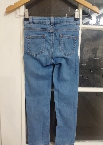 kız  Çocuk Kot Pantolon - Mavi - Görsel 8